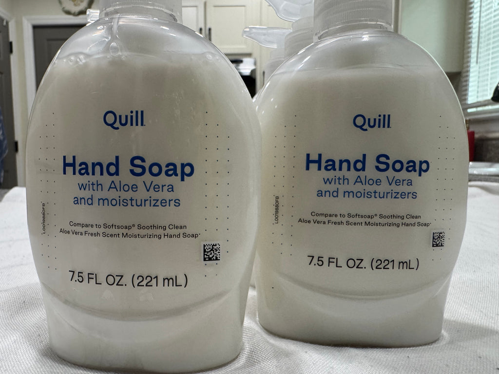 Quill Hand Soap with Aloe Vera & Moisturizers – 7.5 fl oz