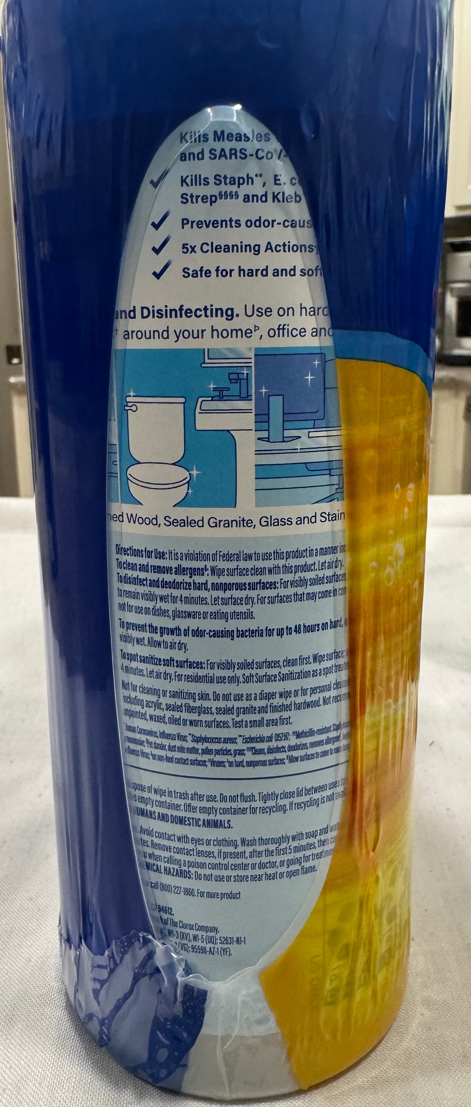 Clorox Disinfecting Wipes, 3-Pack, 105 Wipes