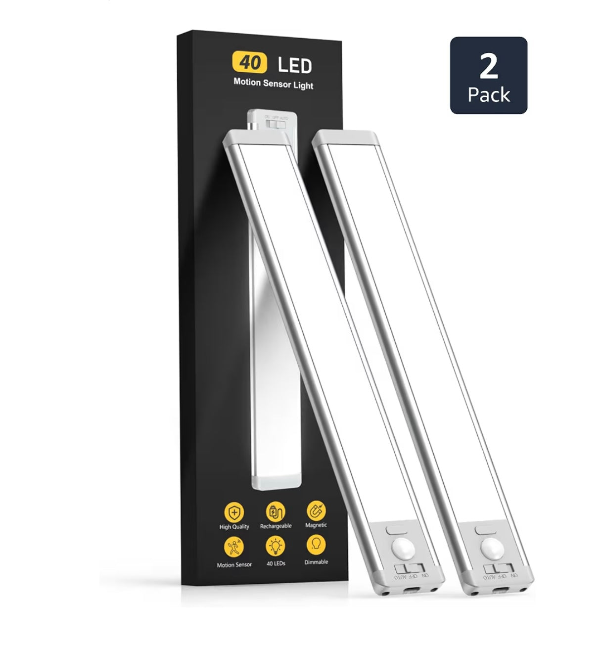 LED Motion Sensor Closet Lights (2-Pack)