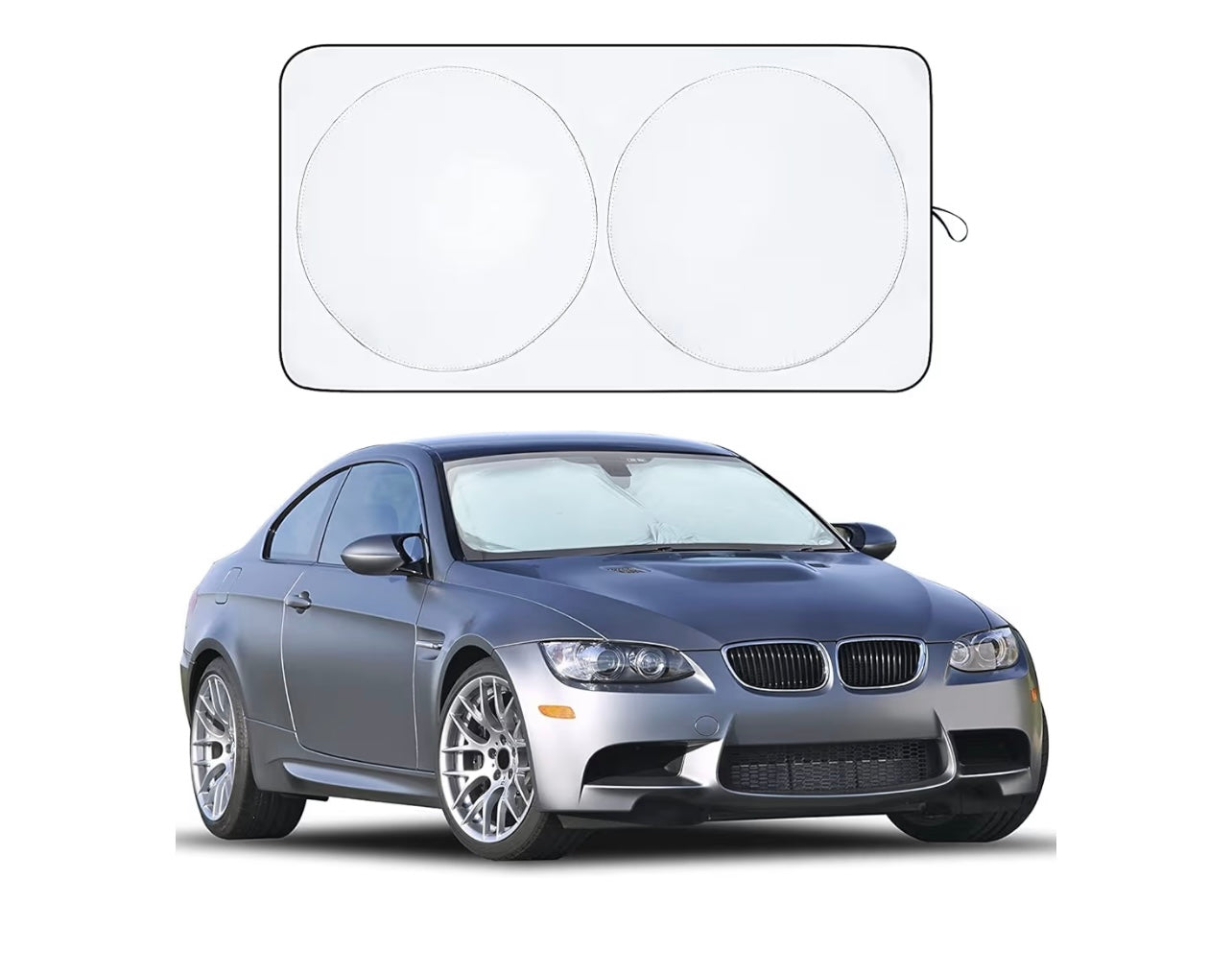 EcoNour Car Windshield Sunshade (Medium)