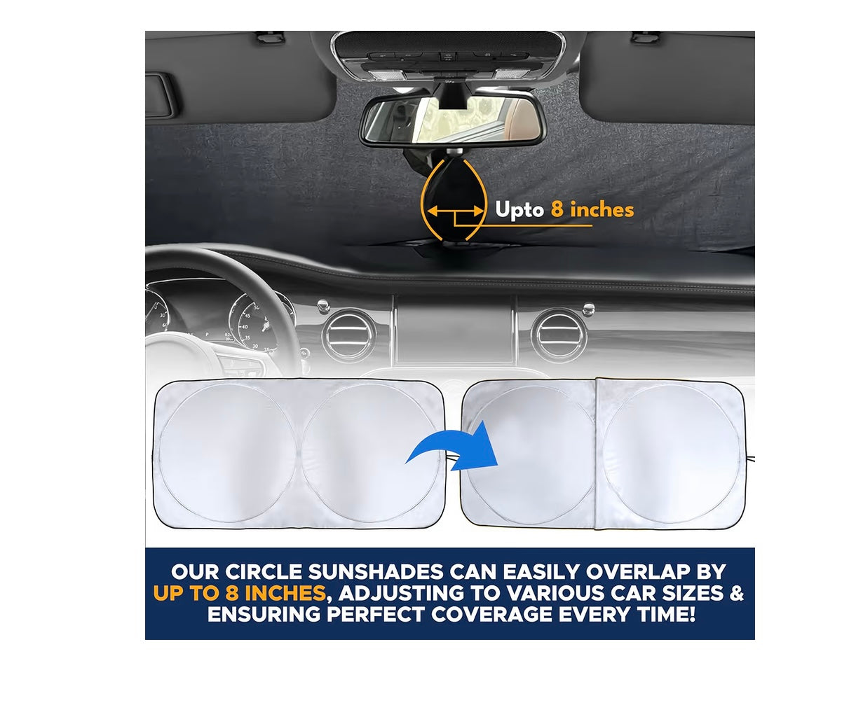 EcoNour Car Windshield Sunshade (Medium)